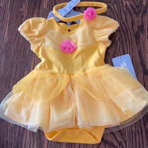 Brand New w/Tags Belle Baby Onesie Costume 9-12m